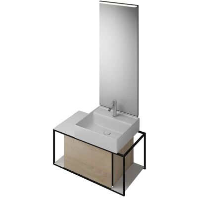 burgbad Junit Möbelkombination 90 cm inkl. Keramik-Waschtisch burgbad Junit Möbelkombination 90 cm inkl. Keramik-Waschtisch