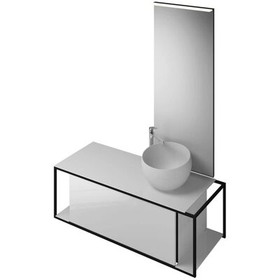 burgbad Junit Möbelkombination 120 cm inkl. Mineralguss-Waschtisch - Möbelkombination burgbad Junit Möbelkombination 120 cm inkl. Mineralguss-Waschtisch - Möbelkombination