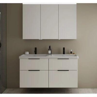 burgbad Eqio Set - Doppelwaschtisch & Spiegelschrank burgbad Eqio Set - Doppelwaschtisch & Spiegelschrank