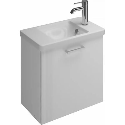 burgbad Eqio Waschbecken 53cm Keramik mit Stangengriff - Waschtisch burgbad Eqio Waschbecken 53cm Keramik mit Stangengriff - Waschtisch
