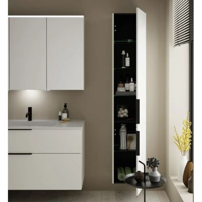 burgbad Eqio Hochschrank - 2 Türen, Cappuccino burgbad Eqio Hochschrank - 2 Türen, Cappuccino