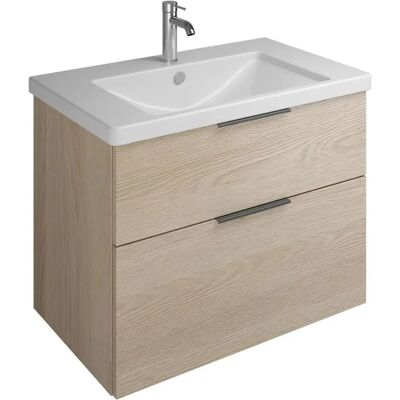 burgbad Eqio Keramik-Waschtisch - 830mm, Eiche Dekor burgbad Eqio Keramik-Waschtisch - 830mm, Eiche Dekor