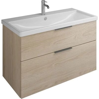 burgbad Eqio Keramik-Waschtisch inklusive Waschtischunterschrank - Eiche Cashmere burgbad Eqio Keramik-Waschtisch inklusive Waschtischunterschrank - Eiche Cashmere