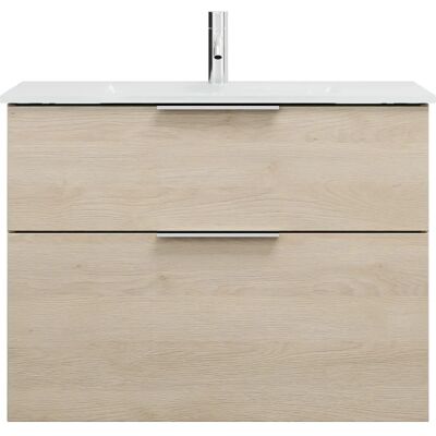 burgbad Eqio Glas-Waschtisch mit Unterschrank - 82cm Badezimmer-Set burgbad Eqio Glas-Waschtisch mit Unterschrank - 82cm Badezimmer-Set