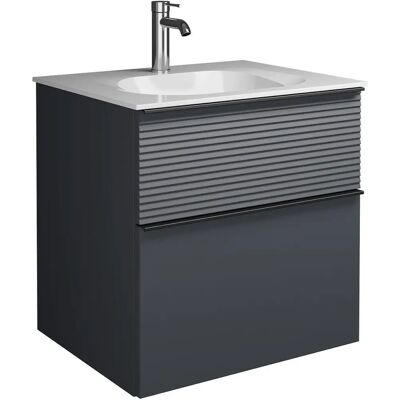 burgbad Fiumo Mineralguss-Waschtisch mit Unterschrank 62 cm - Washbasin with Vanity Unit burgbad Fiumo Mineralguss-Waschtisch mit Unterschrank 62 cm - Washbasin with Vanity Unit
