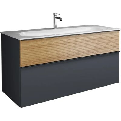 Burgbad Fiumo Waschbecken mit Unterschrank - 122cm, Weiß Burgbad Fiumo Waschbecken mit Unterschrank - 122cm, Weiß
