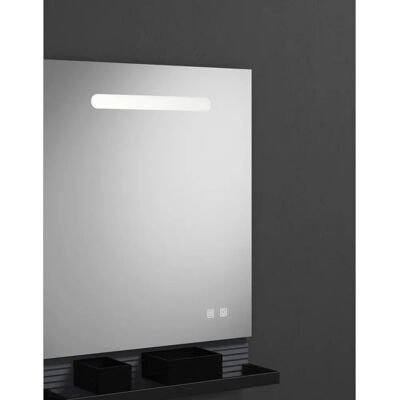 burgbad Fiumo Badspiegel - LED-Beleuchtung, Spiegelheizung, Schwarz burgbad Fiumo Badspiegel - LED-Beleuchtung, Spiegelheizung, Schwarz