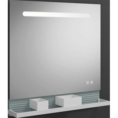 burgbad Fiumo Weißer Spiegel - LED & Heizung - 80x81,7cm burgbad Fiumo Weißer Spiegel - LED & Heizung - 80x81,7cm