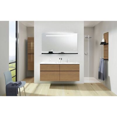 burgbad - Fiumo tall cabinet - 35 x 32 x 160 cm - 2 doors - cabinet burgbad - Fiumo tall cabinet - 35 x 32 x 160 cm - 2 doors - cabinet