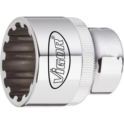 Tomada Vigor V1989 Perfil multifuncional - 11mm - 38,1mm Tomada Vigor V1989 Perfil multifuncional - 11mm - 38,1mm