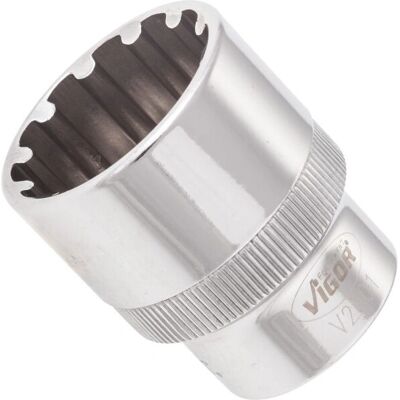 Conjunto de soquetes Vigor V2001 - 24mm, 12,5mm de acionamento, 40mm de comprimento Conjunto de soquetes Vigor V2001 - 24mm, 12,5mm de acionamento, 40mm de comprimento