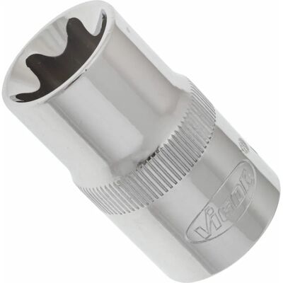 Conjunto de soquetes Vigor V2196 - Torx externo 1/2 polegada - 38,2 mm Conjunto de soquetes Vigor V2196 - Torx externo 1/2 polegada - 38,2 mm