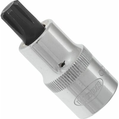 Vigor V2207 Conjunto de soquetes - Ribe CV Hex, 55mm, 1/2" acionamento Vigor V2207 Conjunto de soquetes - Ribe CV Hex, 55mm, 1/2" acionamento
