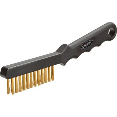 Vigor V2249 Escova metálica para pinças de freio - Fio de aço reto Vigor V2249 Escova metálica para pinças de freio - Fio de aço reto