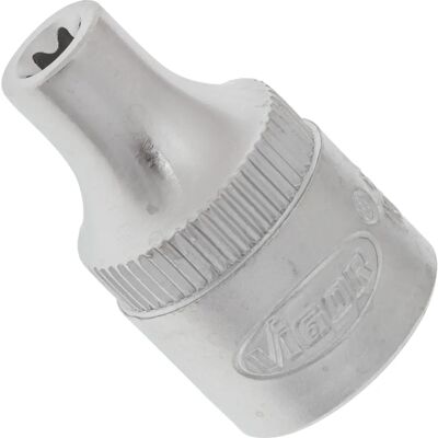 Vigor V2725 Steckschlüsselsatz - E5 Außen-Torx, 28 mm, 3/8" Antrieb Vigor V2725 Steckschlüsselsatz - E5 Außen-Torx, 28 mm, 3/8" Antrieb