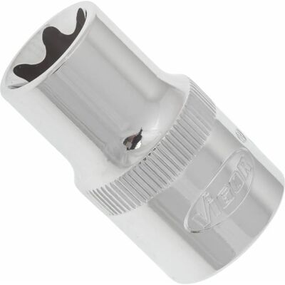 Conjunto de soquetes Vigor V2734 - E16, 38mm, 1/2" acionamento Conjunto de soquetes Vigor V2734 - E16, 38mm, 1/2" acionamento