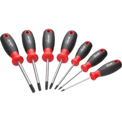Vigor V3366 Skruetrekkersett - 7 deler, T-profil Vigor V3366 Skruetrekkersett - 7 deler, T-profil