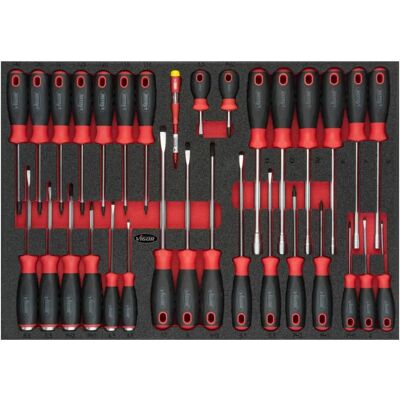 Vigor V4230 Screwdriver Set - Hex, T, Phillips, Slot Profiles - Tools Organizer Vigor V4230 Screwdriver Set - Hex, T, Phillips, Slot Profiles - Tools Organizer