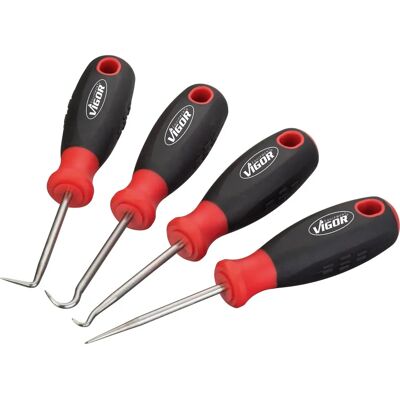 Vigor Mini Hook Set - V4663 - 130 mm - Mini Tool Kit for O-rings & Caps Vigor Mini Hook Set - V4663 - 130 mm - Mini Tool Kit for O-rings & Caps