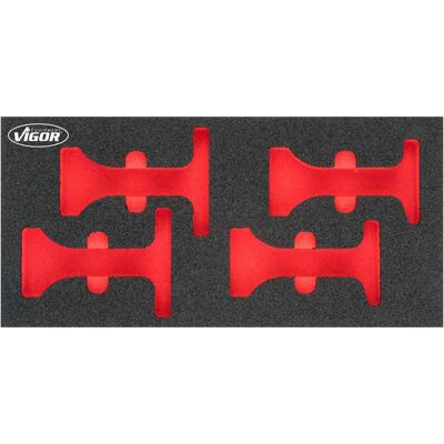 Vigor V4915-L Aufbewahrungsbox Zubehör - Rot, Schwarz Vigor V4915-L Aufbewahrungsbox Zubehör - Rot, Schwarz