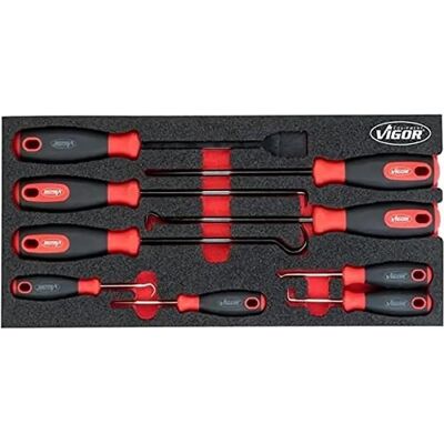 Vigor Werkzeug Organizer - Schaumstoffeinlage - 393x188x35mm Vigor Werkzeug Organizer - Schaumstoffeinlage - 393x188x35mm