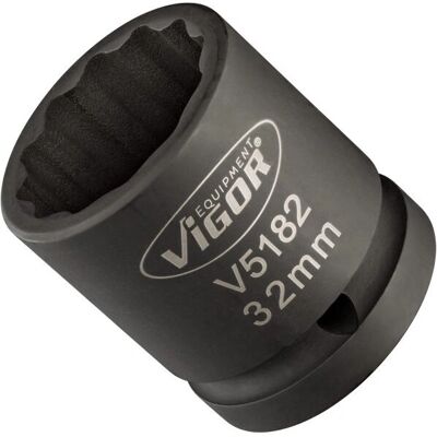 Vigor V5182 Conjunto de soquetes - 32 mm Chave de impacto Vigor V5182 Conjunto de soquetes - 32 mm Chave de impacto