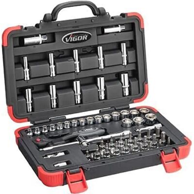 Vigor V2305N Socket Wrench Set - Hex, T, 3/8 inch Vigor V2305N Socket Wrench Set - Hex, T, 3/8 inch