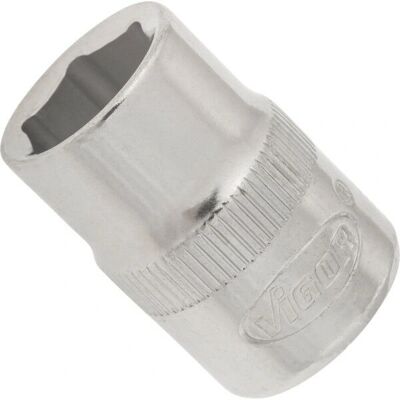 Vigor V2273N Steckschlüssel - 6‑punkt, Silber, 3/8 Zoll Vigor V2273N Steckschlüssel - 6‑punkt, Silber, 3/8 Zoll