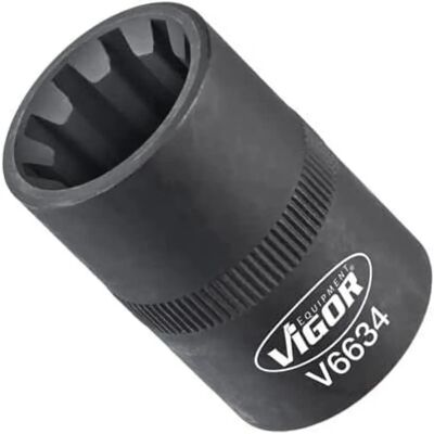 Vigor V6634 Encaixe - Quadrado, perfil ranhurado, 20 mm - Encaixe Vigor V6634 Encaixe - Quadrado, perfil ranhurado, 20 mm - Encaixe
