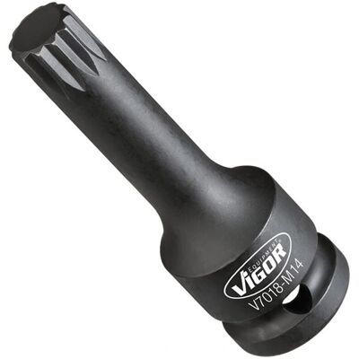 Vigor Impact-Schraubenziehanker - V7018-M14 - Sechskantprofil, 1/2 Zoll (12,5 mm) Antrieb - M14 Ausgang Vigor Impact-Schraubenziehanker - V7018-M14 - Sechskantprofil, 1/2 Zoll (12,5 mm) Antrieb - M14 Ausgang