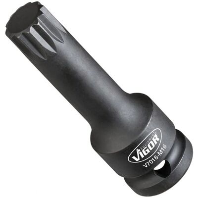 Vigor V7018-M16 Schlagschlüssel - 1/2 Zoll - XZN Profil - M16 Vigor V7018-M16 Schlagschlüssel - 1/2 Zoll - XZN Profil - M16