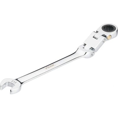 Vigor V6752-10 Double Joint Ratcheting Wrench - Combination Tool Vigor V6752-10 Double Joint Ratcheting Wrench - Combination Tool