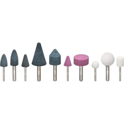 Vigor V6906-10 Grinding Stones - 10 Piece Set Vigor V6906-10 Grinding Stones - 10 Piece Set