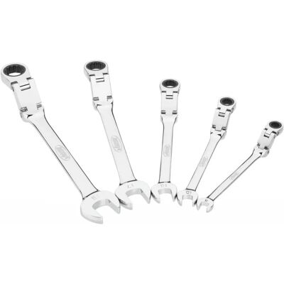 Vigor V6752/5 Doppelgelenk Ratschenschlüssel-Set - Sechskant, 5 Werkzeuge Vigor V6752/5 Doppelgelenk Ratschenschlüssel-Set - Sechskant, 5 Werkzeuge