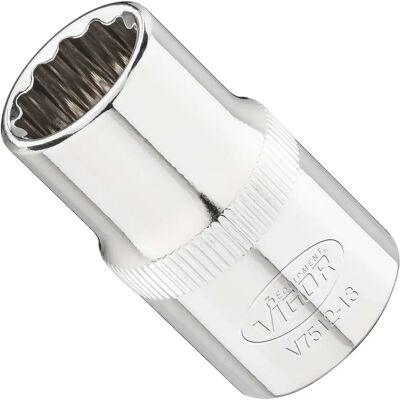 Vigor V7512-13 Zestaw nasadek - 13mm, 1/2" napęd, Stal Vigor V7512-13 Zestaw nasadek - 13mm, 1/2" napęd, Stal