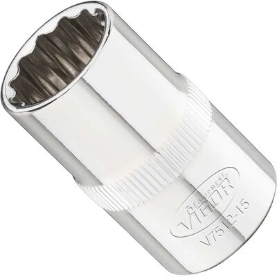Vigor V7512-15 Steckschlüsseleinsatz - 12,5mm Antrieb, 15mm Innensechskant, 38mm Länge Vigor V7512-15 Steckschlüsseleinsatz - 12,5mm Antrieb, 15mm Innensechskant, 38mm Länge