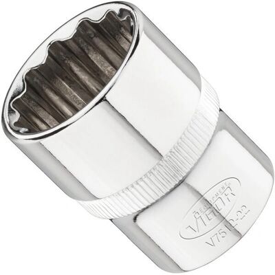 Vigor V7512-22 socket set - 22mm external hex - 1/2" drive Vigor V7512-22 socket set - 22mm external hex - 1/2" drive