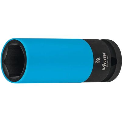 Vigor Impact Wrench Socket - 22.2mm Hex - Tesla Compatible Vigor Impact Wrench Socket - 22.2mm Hex - Tesla Compatible