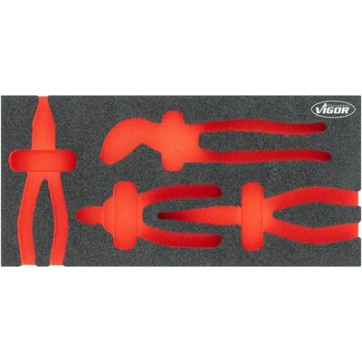 Vigor - V5633N-L - Espuma suave - 188x393x35 mm - inserto de espuma Vigor - V5633N-L - Espuma suave - 188x393x35 mm - inserto de espuma