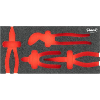 Vigor - V5633N-L - Espuma suave - 188x393x35 mm - inserto de espuma Vigor - V5633N-L - Espuma suave - 188x393x35 mm - inserto de espuma