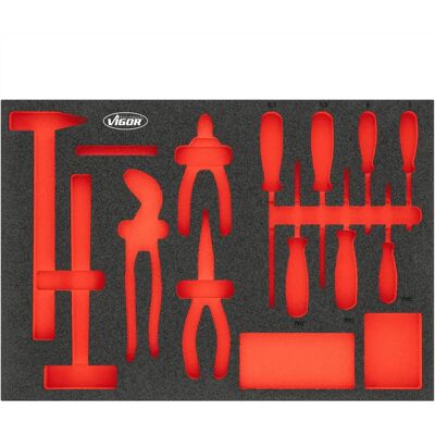 VIGOR - V5634N-L - 563x393x35 - Espuma - Bandeja de espuma VIGOR - V5634N-L - 563x393x35 - Espuma - Bandeja de espuma