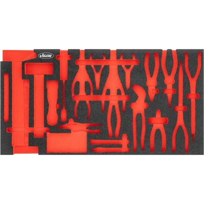 Vigor Gereedschap Opslag Inzet - Zachte Schuim XL - Organiseert Gereedschap - Bestand tegen Oliën Vigor Gereedschap Opslag Inzet - Zachte Schuim XL - Organiseert Gereedschap - Bestand tegen Oliën