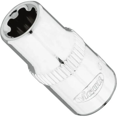 Vigor V7920-EP8 E+ Socket - External TORX Plus, 1/4 inch drive Vigor V7920-EP8 E+ Socket - External TORX Plus, 1/4 inch drive