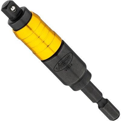 Vigor V7614 Adaptador de enchufe - Impacto, ángulo 20°, 1/4 pulgada Vigor V7614 Adaptador de enchufe - Impacto, ángulo 20°, 1/4 pulgada