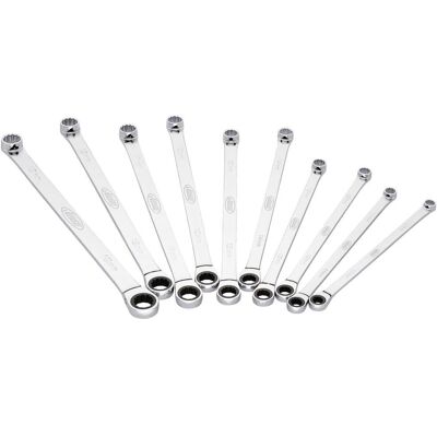 Vigor V7031 Sada očkoplochých klíčů - 10-19mm - Profesionální Vigor V7031 Sada očkoplochých klíčů - 10-19mm - Profesionální