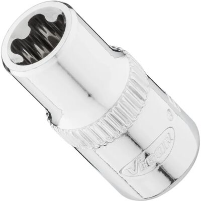 VIGOR V7920-EPR8 Socket Wrench Insert - 1/4 inch (6.3 mm) VIGOR V7920-EPR8 Socket Wrench Insert - 1/4 inch (6.3 mm)