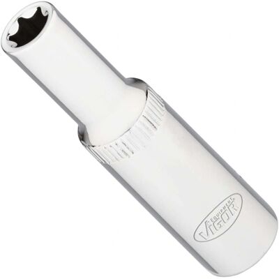 Vigor V7014-14 Douille - Acier Inoxydable - Publicité Vigor V7014-14 Douille - Acier Inoxydable - Publicité
