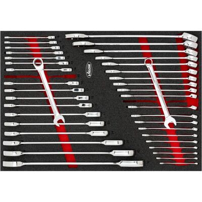 Vigor V6807N Clé mixte - Insert en mousse souple pour outils - Publicité Vigor V6807N Clé mixte - Insert en mousse souple pour outils - Publicité