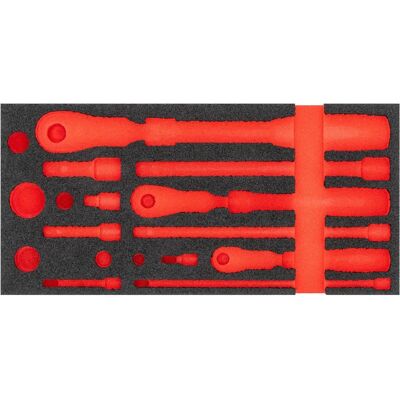 Vigor V4970-L Werkzeugaufbewahrung - Rot, 393x188x35mm Vigor V4970-L Werkzeugaufbewahrung - Rot, 393x188x35mm