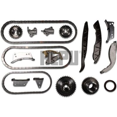 Kit de corrente de distribuição HEPU H-1 - Árvore de cames, bomba de injeção, bomba de óleo, virabrequim Kit de corrente de distribuição HEPU H-1 - Árvore de cames, bomba de injeção, bomba de óleo, virabrequim